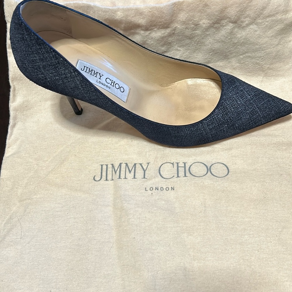 Jimmy Choo Denim Romy Pumps